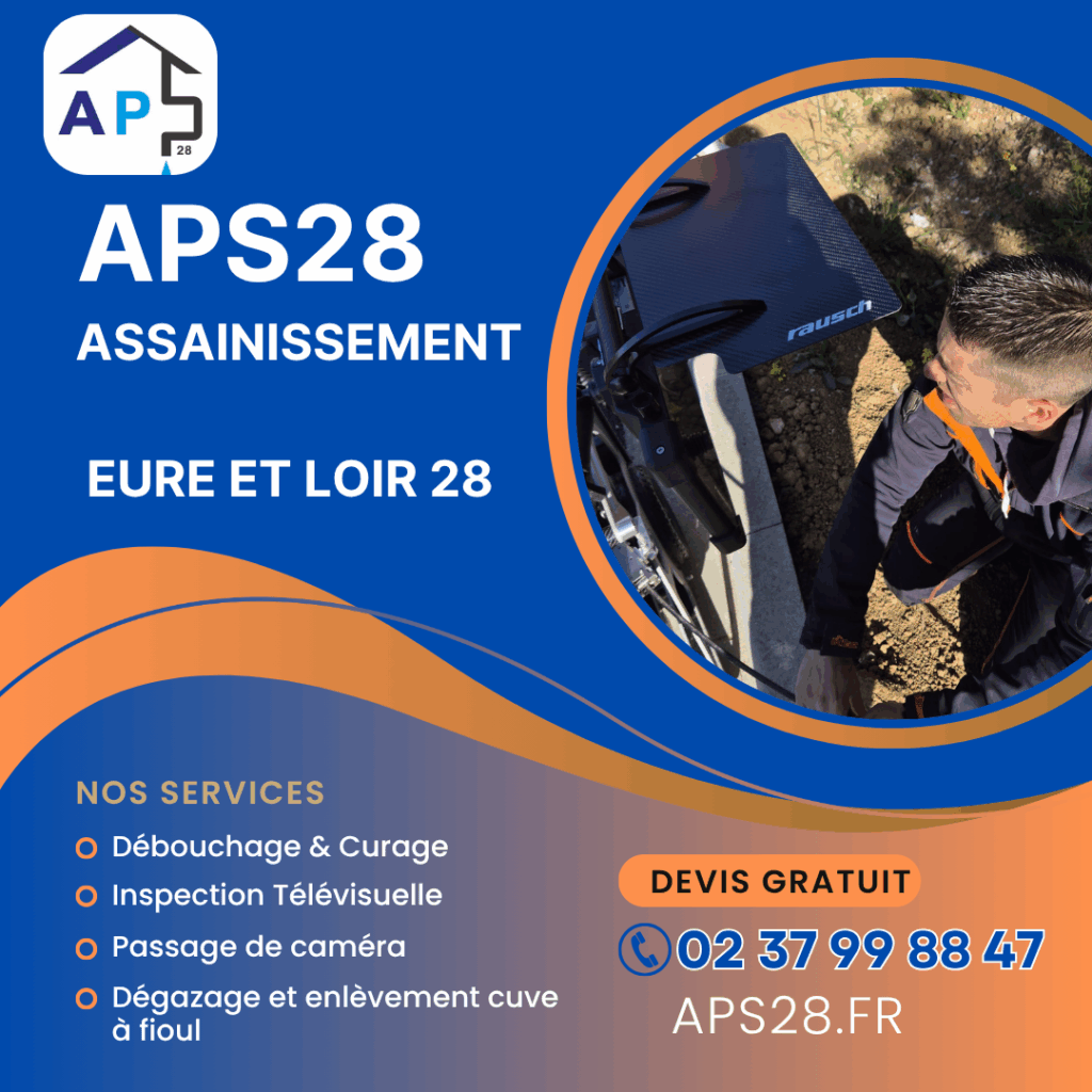Inspection Télévisuelle des Canalisations - APS28 Assainissement